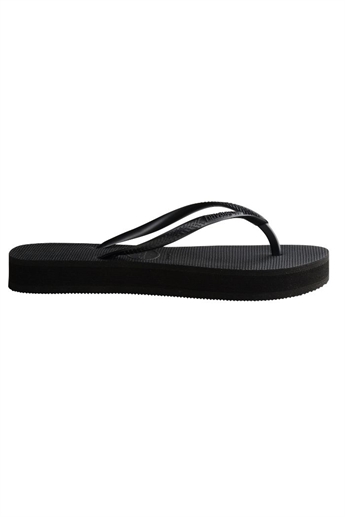 Havaianas, Slim Flatform Klipklapper, Black